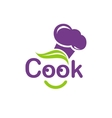 chef cooking logo design template vector image