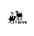 hand drawn symbol of egypt travel arab vector image