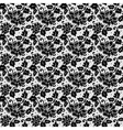 black lace pattern vector image