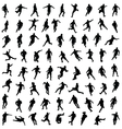 football players vector image vector image