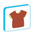 sport shirt clothes isolated icon vector image vector image