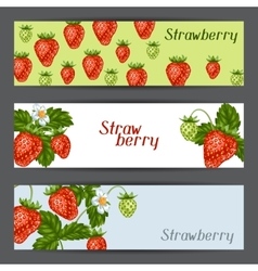 Strawberries of the triangles Royalty Free Vector Image