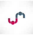 business icon handshake transaction vector image