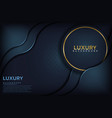 dark blue textured layer overlap background vector image