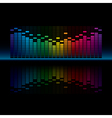 graphic equalizer vector image