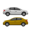 car modern sedan side view vector image