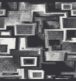 mottled grungy geo boxes washed effect seamless vector image vector image
