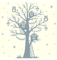 treehouse vector image vector image