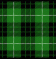 Green tartan plaid seamless pattern Royalty Free Vector