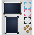 photo corners vector image