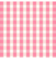 seamless pink plaid pattern vector image