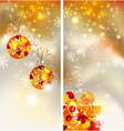 christmas background vector image