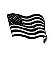 american flag design element for poster card vector image vector image