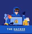 cyber hacker concept vector image