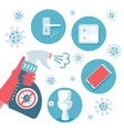 2019-ncov covid-19 virus protection tips vector image