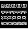 lace borders vector image vector image