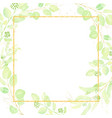 watercolor hand drawn seeded eucalyptus leaf vector image vector image