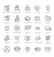 icons as priority shipping express delivery vector image vector image