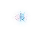 bright scientific background a creative idea vector image