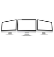 computer monitors vector image