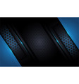 modern tech blue background with abstract style vector image