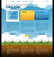 web page design vector image