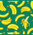 bananas seamless pattern vector image vector image