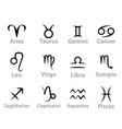 art line zodiac sign vector image
