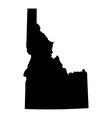 map of the us state idaho vector image vector image