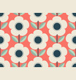 scandinavian floral seamless pattern vector image vector image