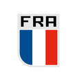 flag of france icon vector image