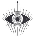 witchcraft and magic sign eye masonry symbol vector image vector image