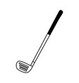 golf clubs equipment icon vector image