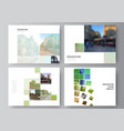 layout presentation slides design vector image