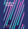 modern futuristic geometric cover template vector image