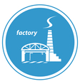factory icon vector image