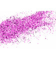 glitter eye makeup texture isolated on white vector image