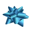 gift bow isolated on white vector image vector image