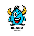 modern mascot monster logo vector image