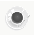 cup of coffee vector image vector image
