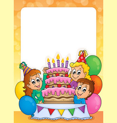 Party theme frame 4 Royalty Free Vector Image - VectorStock