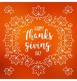happy thanksgiving day card autumn blurred vector image vector image