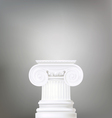 architectural background ionic column d vector image