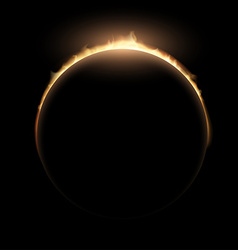 Eclipse And Light Rays Royalty Free Vector Image Eclipse And Light Rays Royalty Free Vector Image