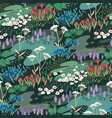 green lawn pattern vector image vector image