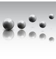 spheres in motion vector image