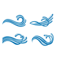 water design elements vector image