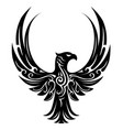 eagle tattoo shape vector image