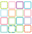 mod square frames vector image