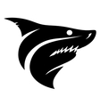 shark head sign vector image